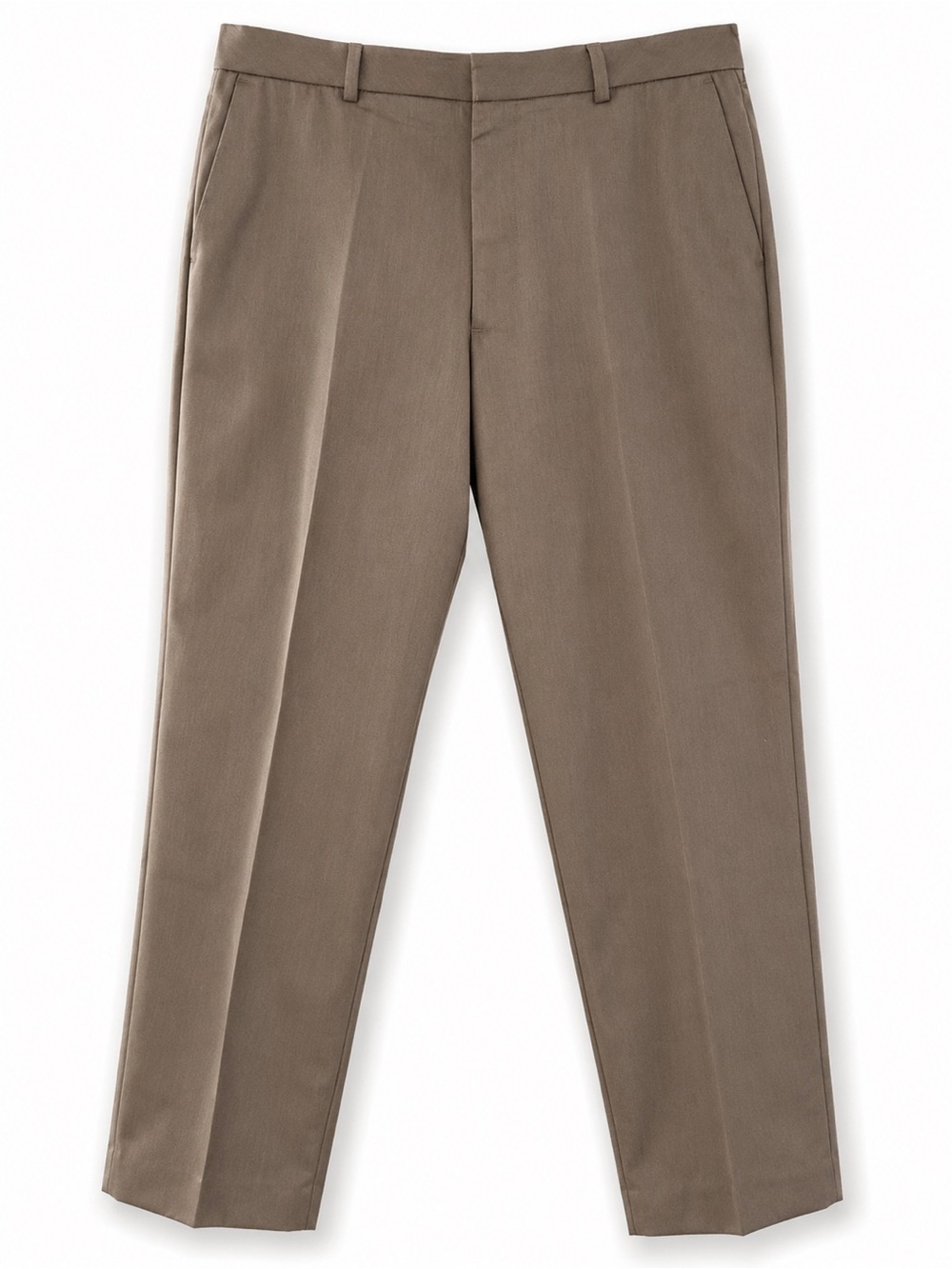 Van Heusen Traveler Men’s Dress Pants 36x30 Taupe Straight Fit Flat Front